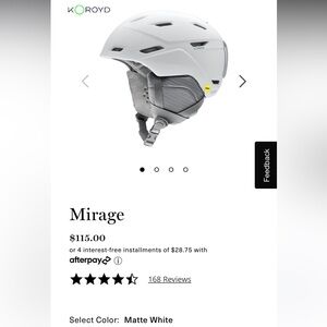 SMITH NWT Mirage Helmet